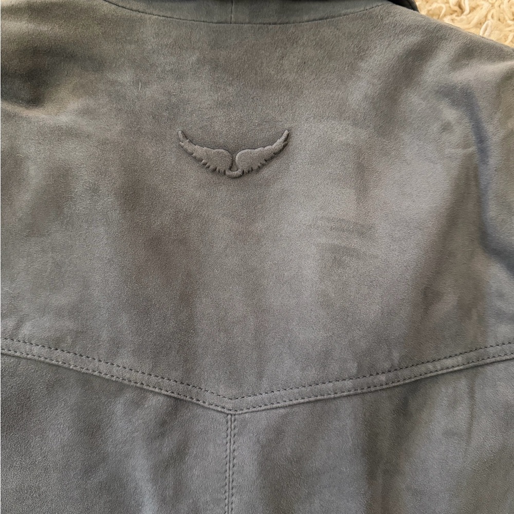 Zadig & Voltaire Laron 100% Suede Jacket NWT ~ Size XS ~ Retail $848 - Picture 9 of 13
